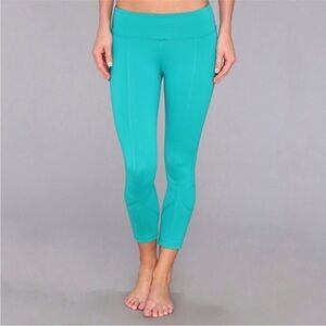 Prana Prism Breathe Mid-Rise Athletic Yoga Cropped Leggings